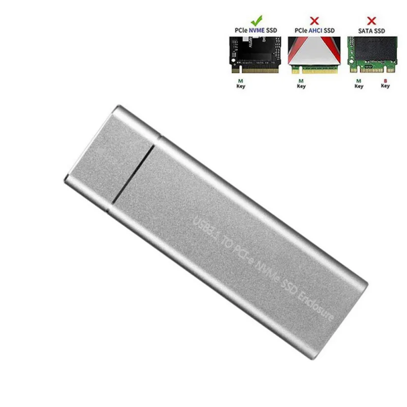 USB корпус на базе JMS583 10 Гбит/с USB 3,1 Gen 2 к PCIe Gen 3x2 мостовой чип M ключ портативный SSD корпус