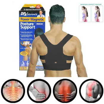 

Hot Adjustable Women Back Brace Back Posture Corrector Body Protective Belt Brace Care Shoulder Sports Bands Health Support V4Z1