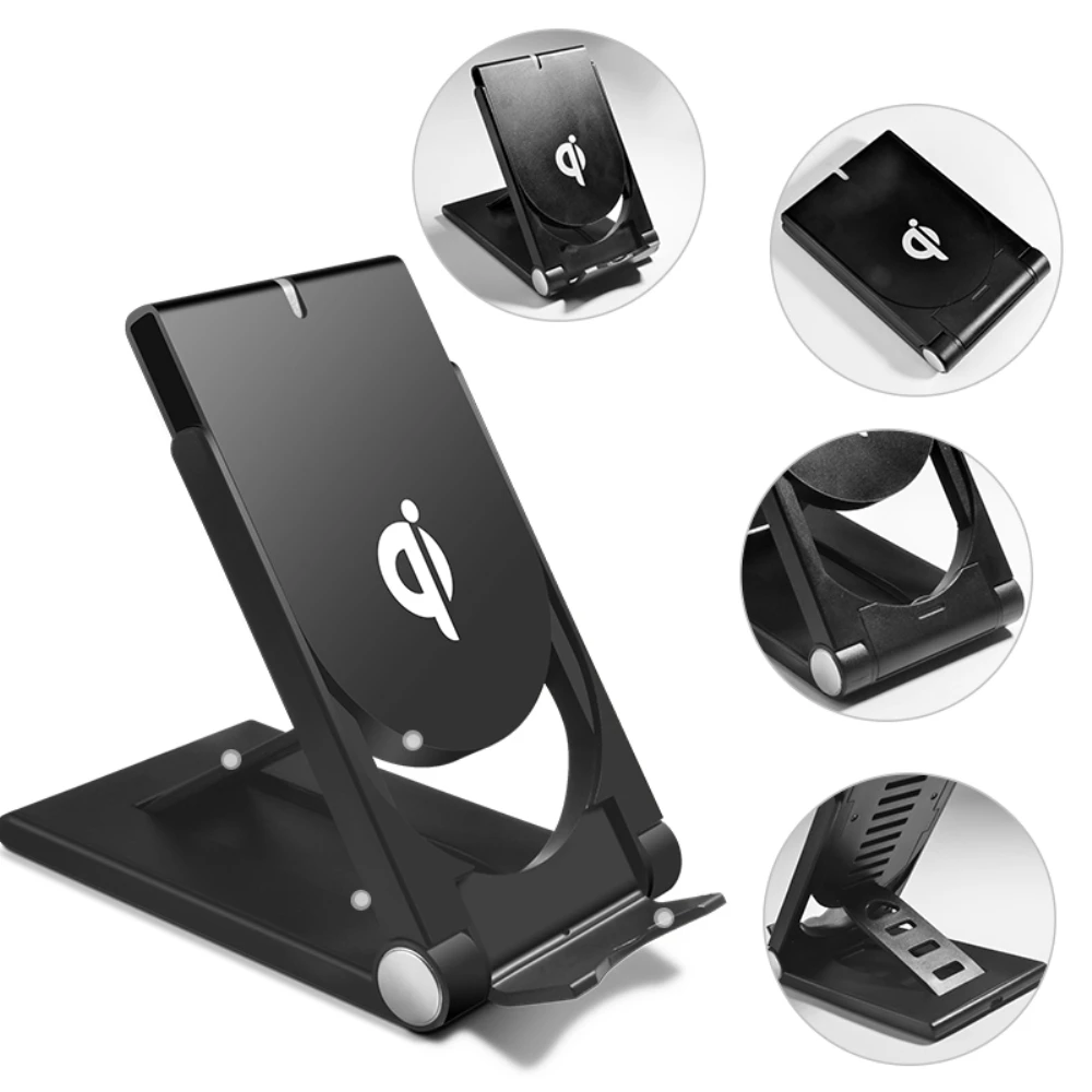 

Fast Wireless Charger for Samsung S9 S8 Plus Chargeur Induction for IPhone Xs Max 8 X Charge Stand for Xiaomi Mix 2s