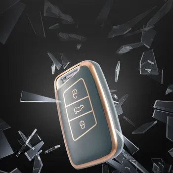 TPU Car Smart Key Fob Cover per VW PASSAT B8 Arteon Atlas New Jetta Skoda Kodiaq Superb A7 accessori Auto Auto portachiavi - TPU Car Smart Key Fob Cover per VW PASSAT B8 Arteon Atlas New Jetta Skoda