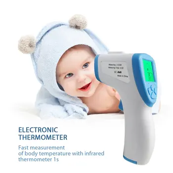 

Non-contact Infrared Thermometer Handheld Infrared Thermometer High Precision Measures Body Temperature