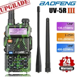 Baofeng – walkie walkie Portable haute puissance 5W, émetteur récepteur de Radio amateur, longue portée 10km, double bande bidirectionnelle, UV 5R 