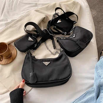 

Women Crossbody Bags Causal Luxury Handbags Women Bags Designer With Mini Pocket Luxury Brand Female Shoulder Messenger handbags