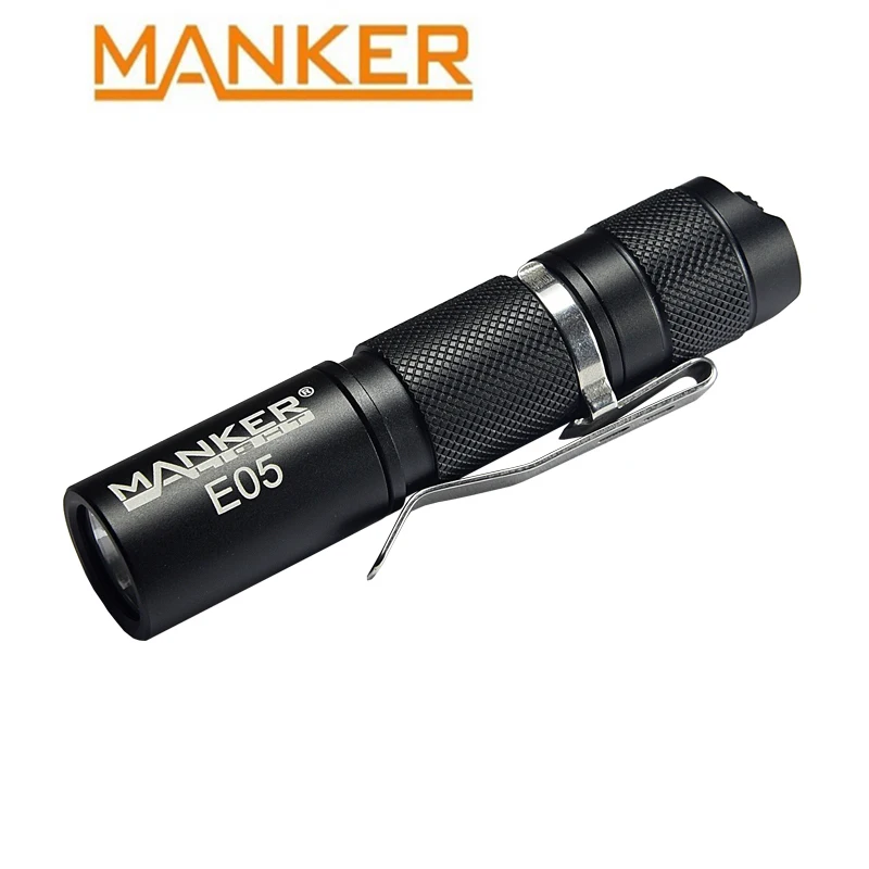 

Manker E05 Pocket AA/14500 Thrower OSRAM KW CSLNM1.TG LED Flashlight 400 Lumens Mini Flash Light
