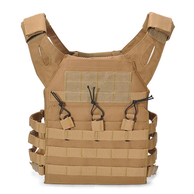 Tactical Vest, 600D MOLLE Plate Carrier JPC Military Vest