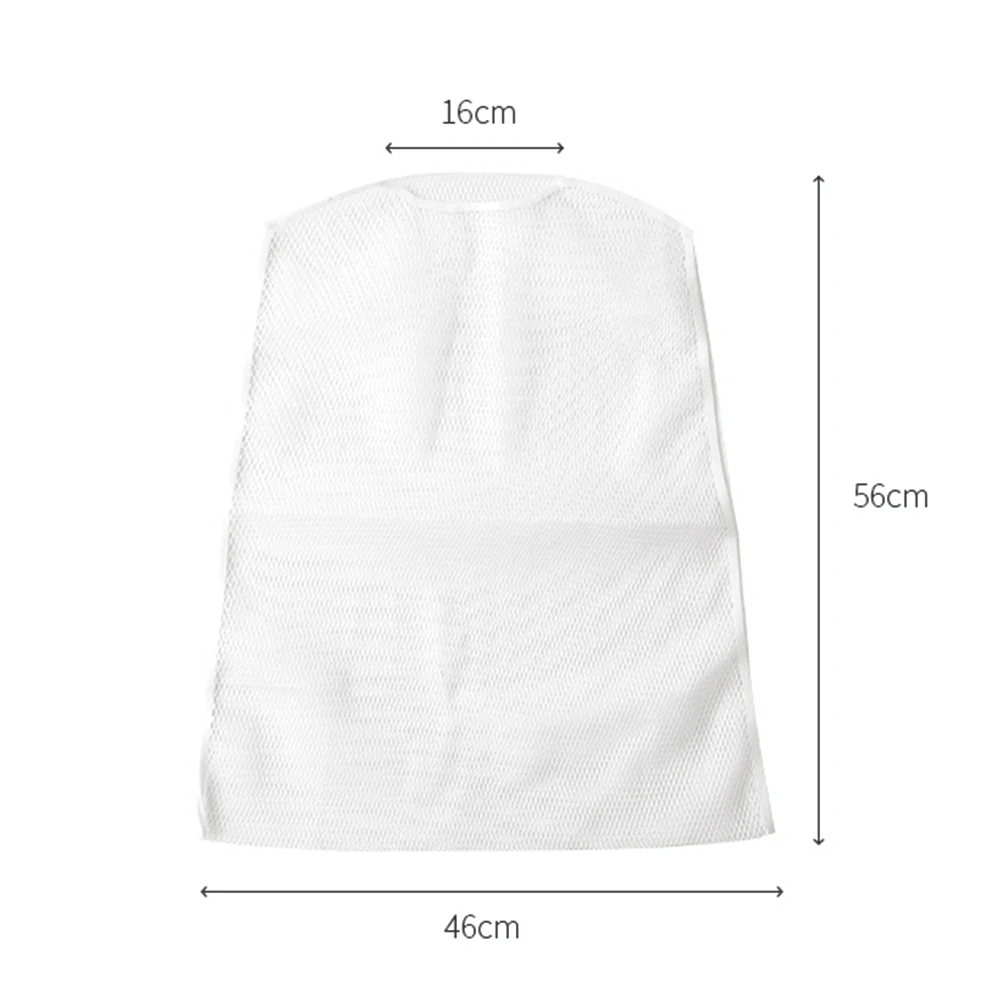 Washing Laundry Storage Home Cleaning Mesh Clothes Hanging Organizer Zipper Polyester Drying Bag Pillow Doll Rack Net