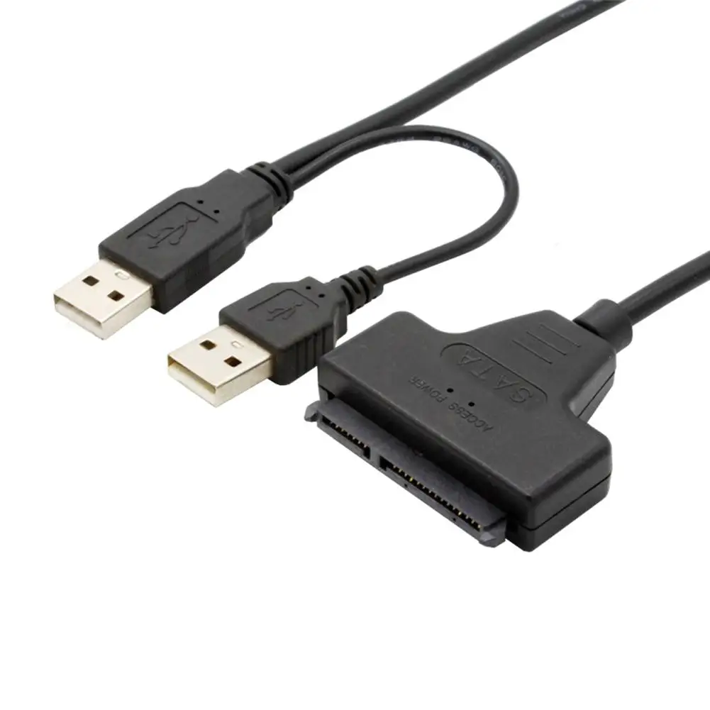 Жесткий диск конвертер USB 2,0 адаптер SATA 7+ 15 Pin кабель для 2,5 дюймов жесткий диск для ноутбука