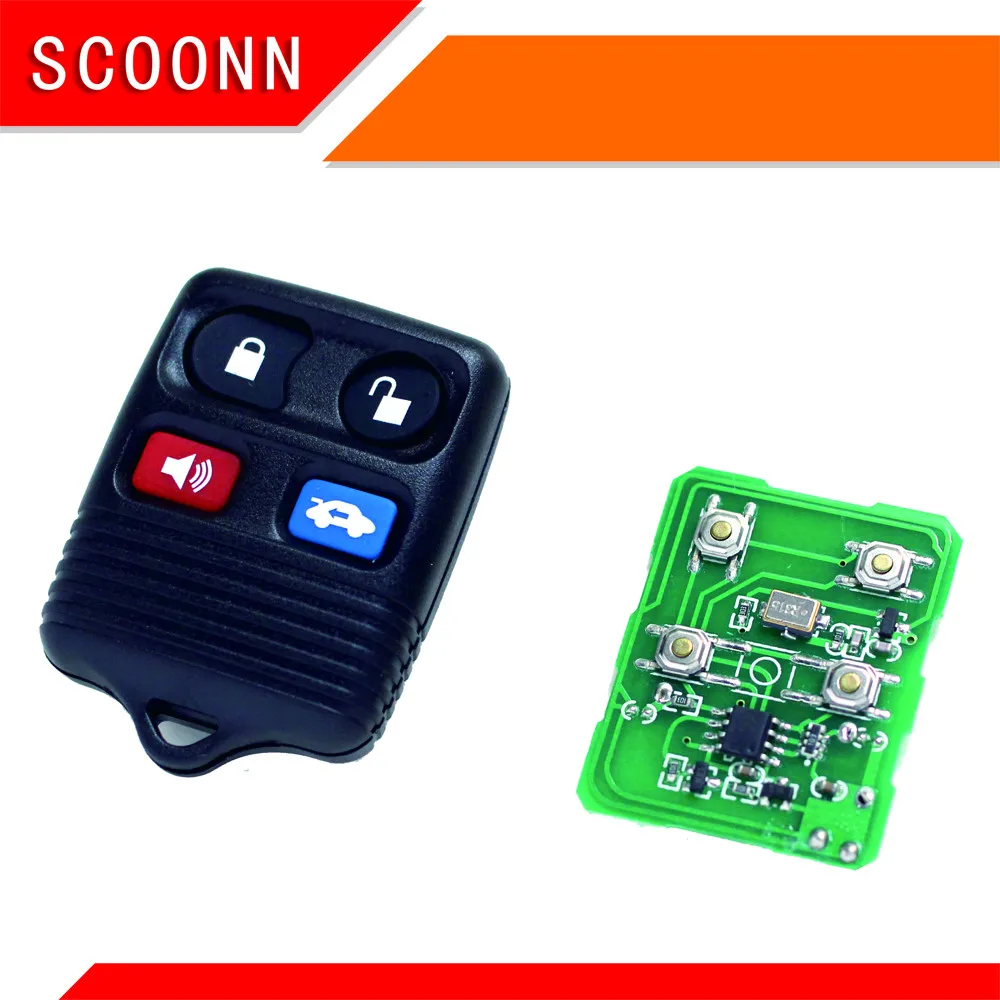 

50% off! Remote Car Key Transit Keyless Entry Fob 433mhz For Ford Mazda Remote Control Clicker Transmitter