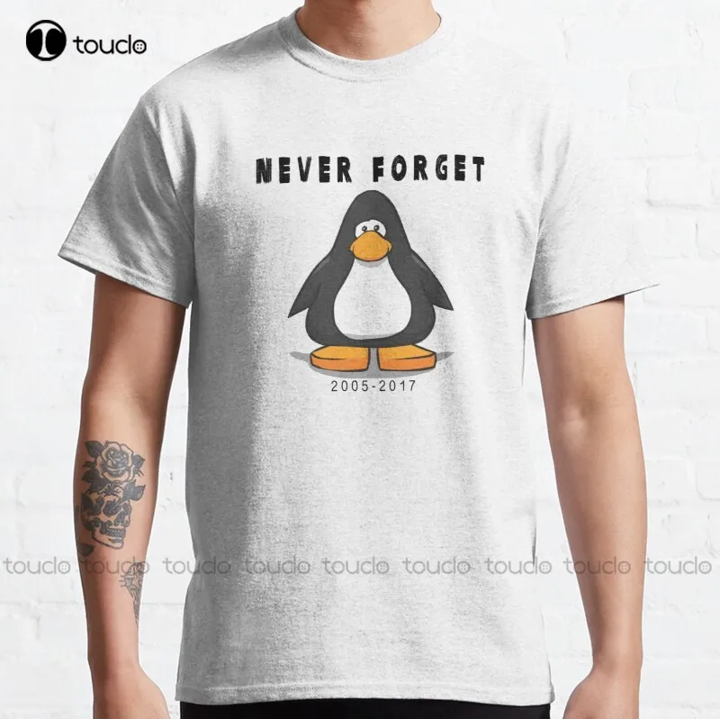 New Club Penguin Never Forget Classic T 