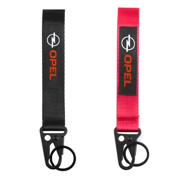 

Universal Car Keychain Lanyard Hanging Strap Key Rope with Clip Buckle Webbing Strap for Opel Astra H G J Mokka car accessories