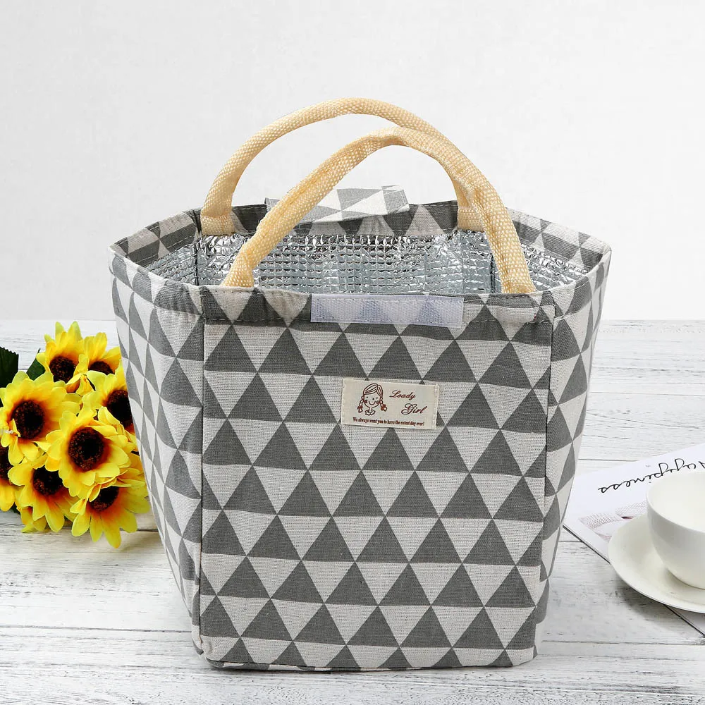 L5 Термоизолированный Ланч-бокс, сумка-холодильник, Bento Pouch, контейнер для ланча, переносная Холщовая Сумка для ланча, Прямая поставка