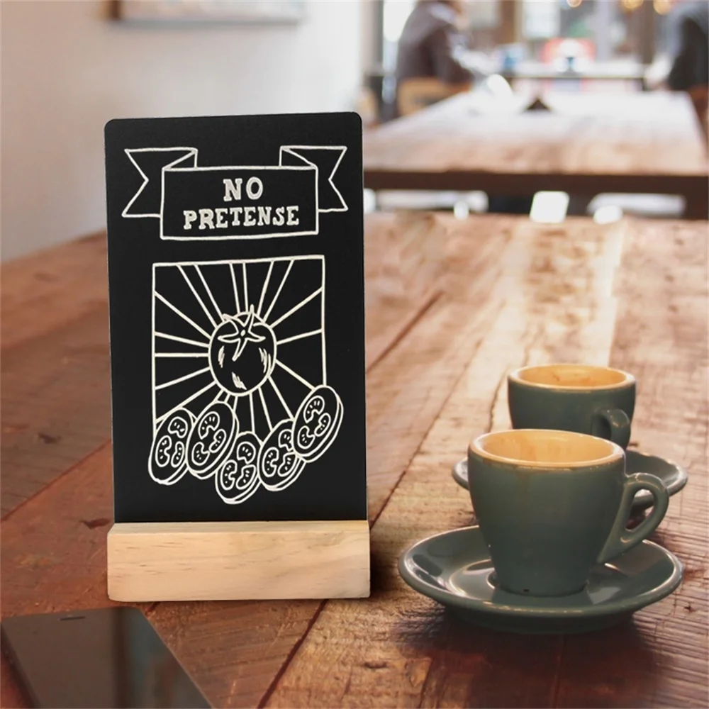 Mini Blackboard Message Stand Menu Stand Price Display Rack Countertop Sign Board Billboard Signage Plate Table Top Desk Sign mini blackboard stand