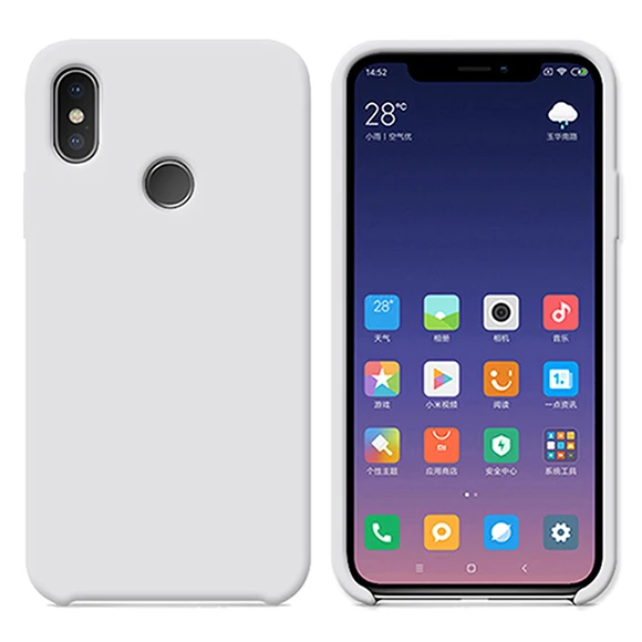 06 White Официальный Стильный силиконовый чехол для Xiao mi Red mi Note 7 8 6 K20 Pro 7 8 A mi 8 9 SE 9T Pro CC9 E 8 9 Lite A2 A3 6X mi x 2 3 2s - Цвет: 06 White