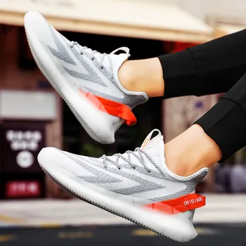 

Summer new fashion male comfortable lace large size luminous tide shoes casual sports shoes Men's Casual Shoes Zapatos De Hombre