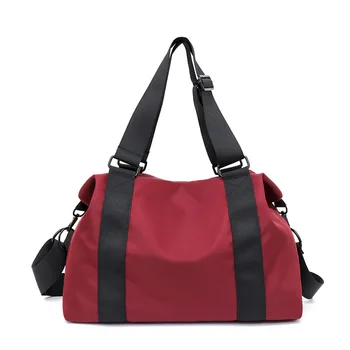 

Simple style Large women's bag Waterproof foldable Travel Handbags 4 Colors Female travel bag Casual Fitness Sports Big bag