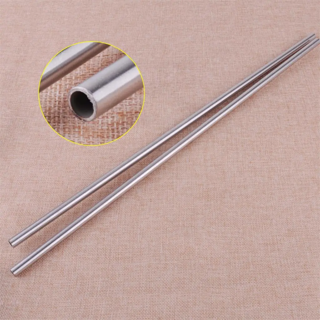 2pcs 304 Stainless Steel Capillary Tube Pipe OD 10mm ID 8mm Length 0.5M 500mm 