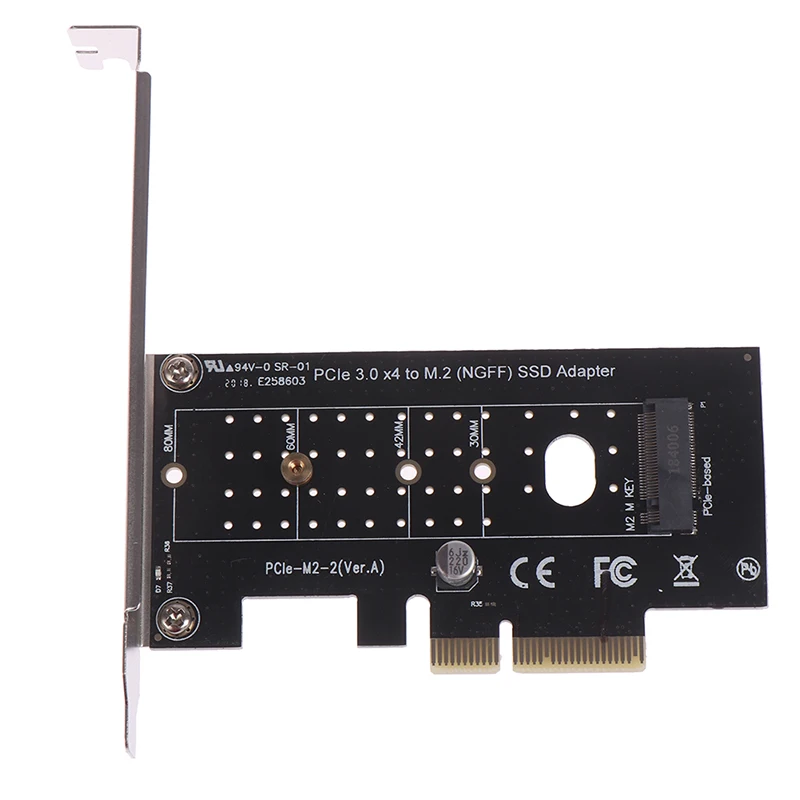 PCI-E 3.0 X4 To M.2 NVMe SSD NGFF Pcie M2 Riser Card Adapter Ssd Conversion Computer Parts Components