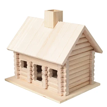 

1 Pc Bird Nest Thicken Wood Portable Classic Hut Style Desktop Nest Birds House Birds Sleeping Accessories For Outdoor Window
