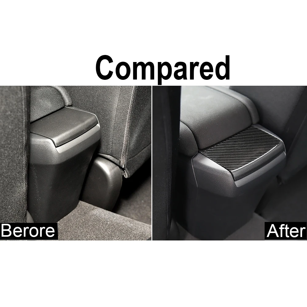 Накладка на заднее сиденье из углеродного волокна для Honda Civic