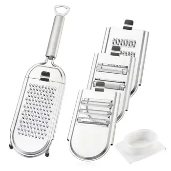 

Stainless Steel Grinding Garlic Presses Multi-function Shredder Garlic Peeler Five-in-one Slicer Kitchen Accessories Tools