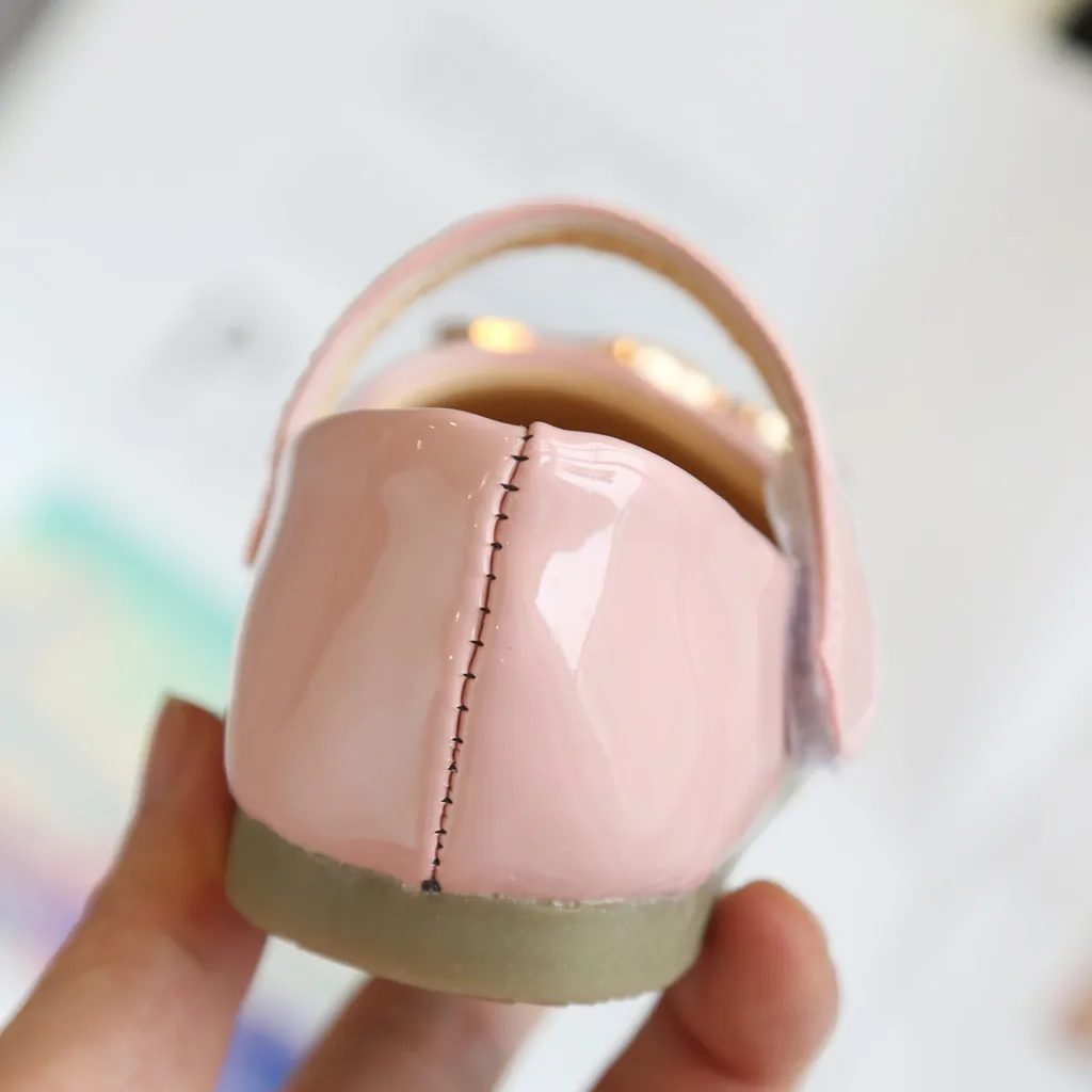 2019 Новая модная повседневная обувь принцессы для маленьких девочек; Sapato Infantil; Осенняя детская обувь