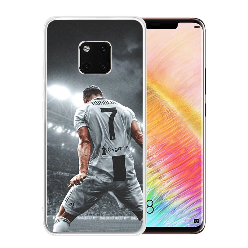 Soft Silicone Clear TPU Case for Huawei Mate 20 Lite 30 Pro 10 20X Durable CR7 C Ronaldo Cover |