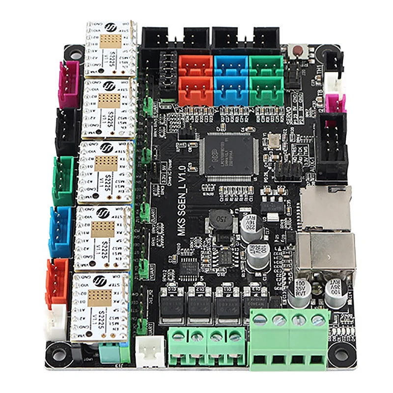 3d принтер плата MKS SGEN L V2.0+ TMC2225 V1.1 x5 ультра-тихий драйвер комплект