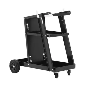 

(Ship From DE)3-Tier Durable Welding Cart MIG Welder Welding Cart Universal Plasma Cutter MIG TIG ARC W/Tank Storage Cart