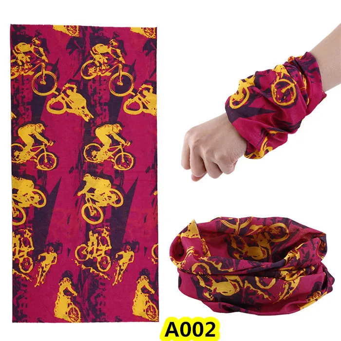 A002 Scarf 300 цветов, теплый шарф для шеи, для спорта на открытом воздухе, велосипеда, езды на велосипеде, Волшебная повязка на голову, спортивные шарфы, велосипедная бандана, головной убор, кольцо - Цвет: A002 Scarf