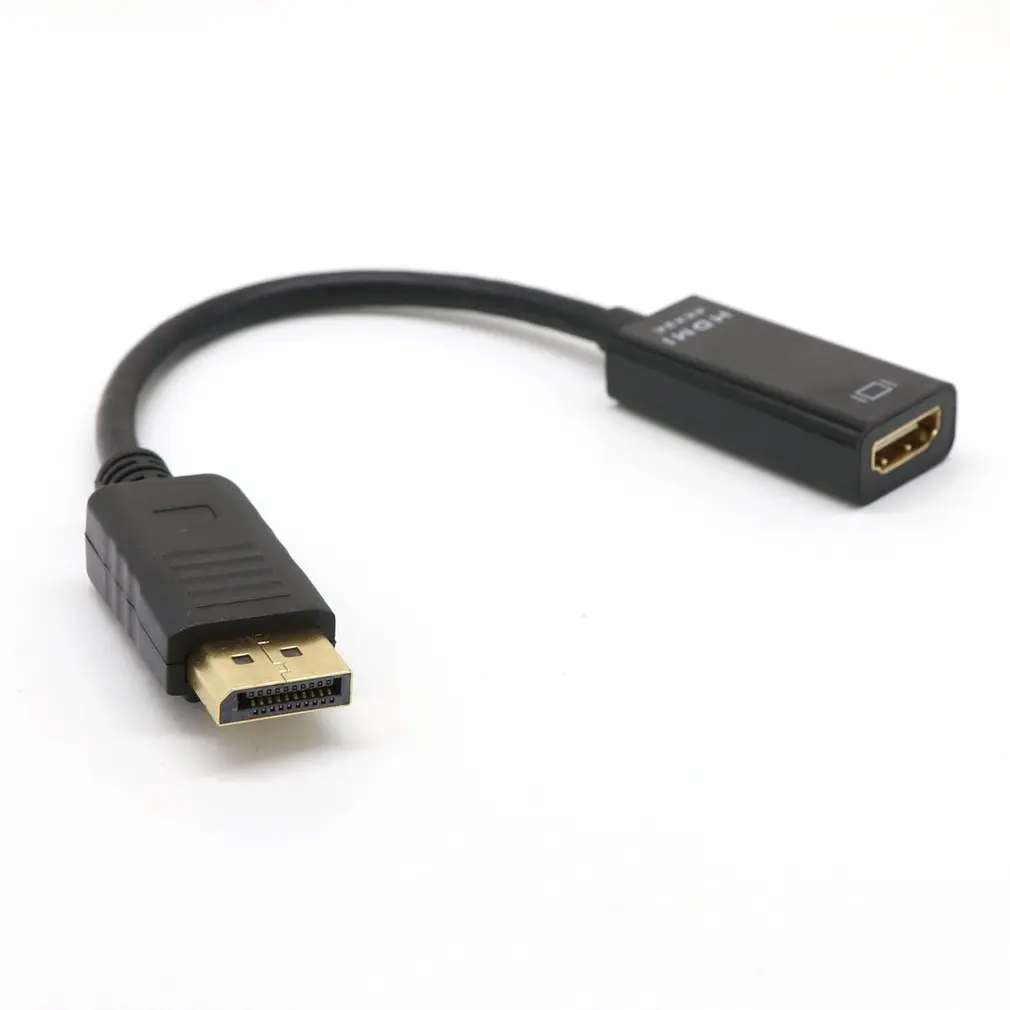 4K Дисплей Порт DP к HDMI Женский кабель адаптер конвертер Дисплей порт для HDTV HDMI конвертер «Папа-мама»