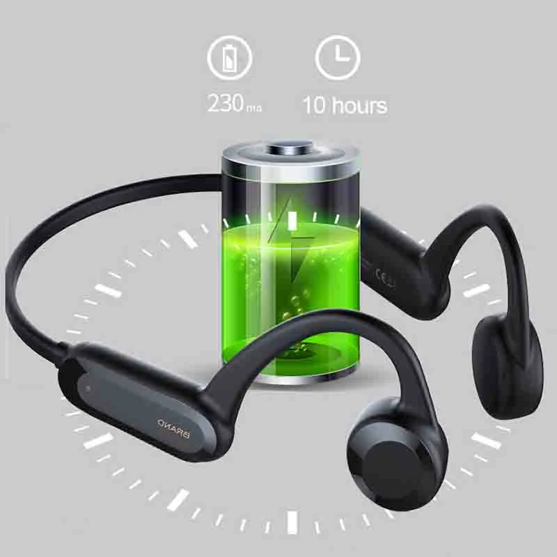 Bluetooth 5 0 наушники с ушным крючком AS3 Беспроводная Гарнитура костной проводимости