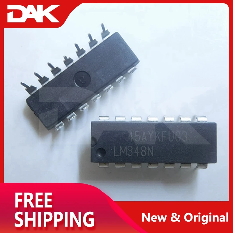 10 шт. LM348N Quad 741 Операционные усилители IC чип DIP14