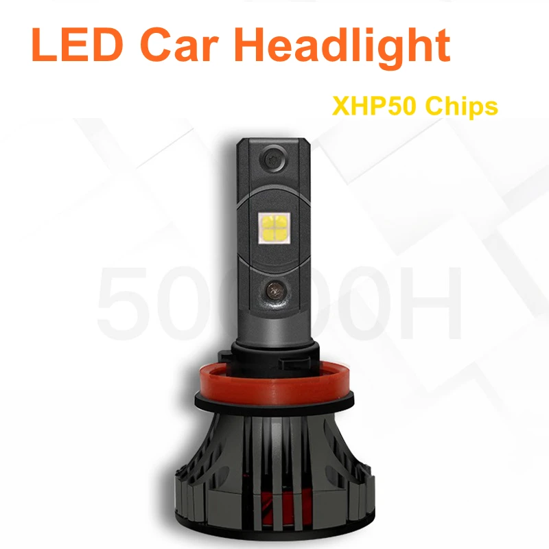 Автомобисветильник фара головного света EMC светодиодная XHP 50 XHP50 H9 H8 H11