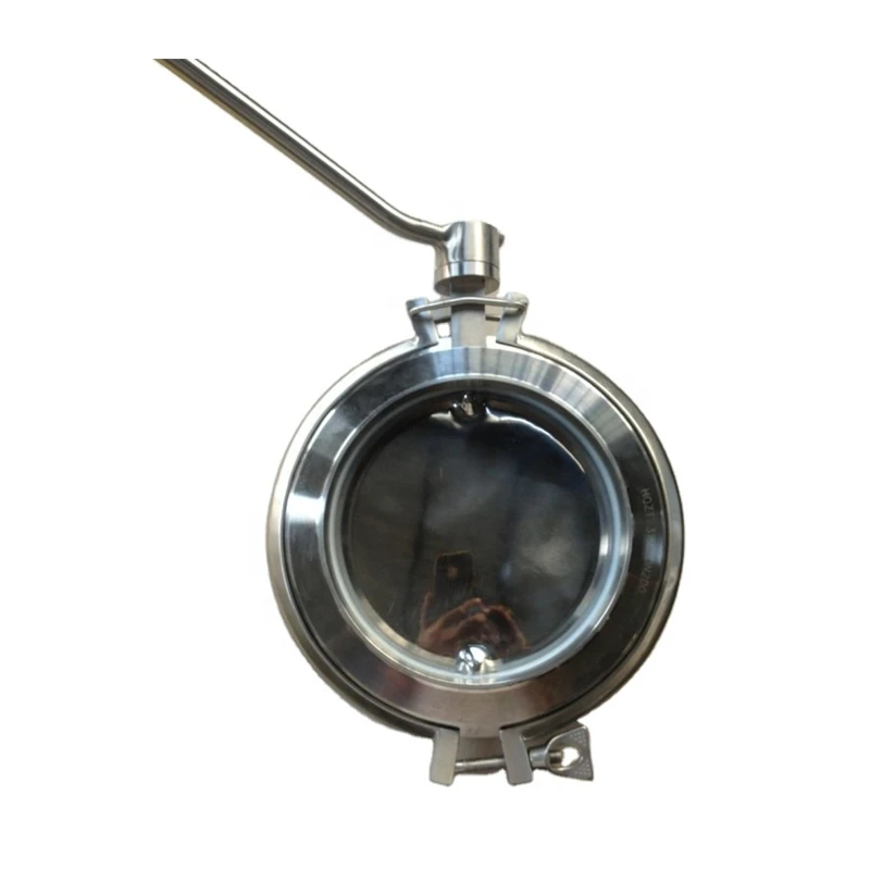 Manually Hygienic Powder Butterfly Valve Welding or Clamp Stainless Steel 304 316L IBC Tank Bottom DN150 DN200 DN250 DN300 | Обустройство