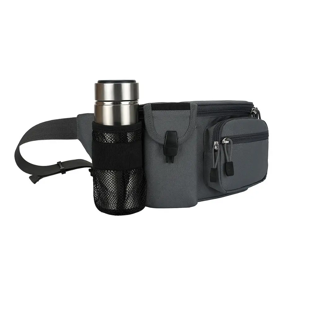 outdoor mountaineering bag mug waist bag  waterproof pockets Men's multi-function bag sports Messenger bag riding chest bag
