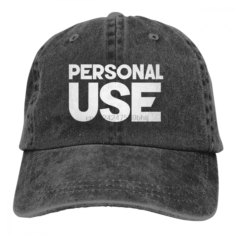 PERSONAL USE Low Profile Washed Cotton Baseball Cap Dad Hat