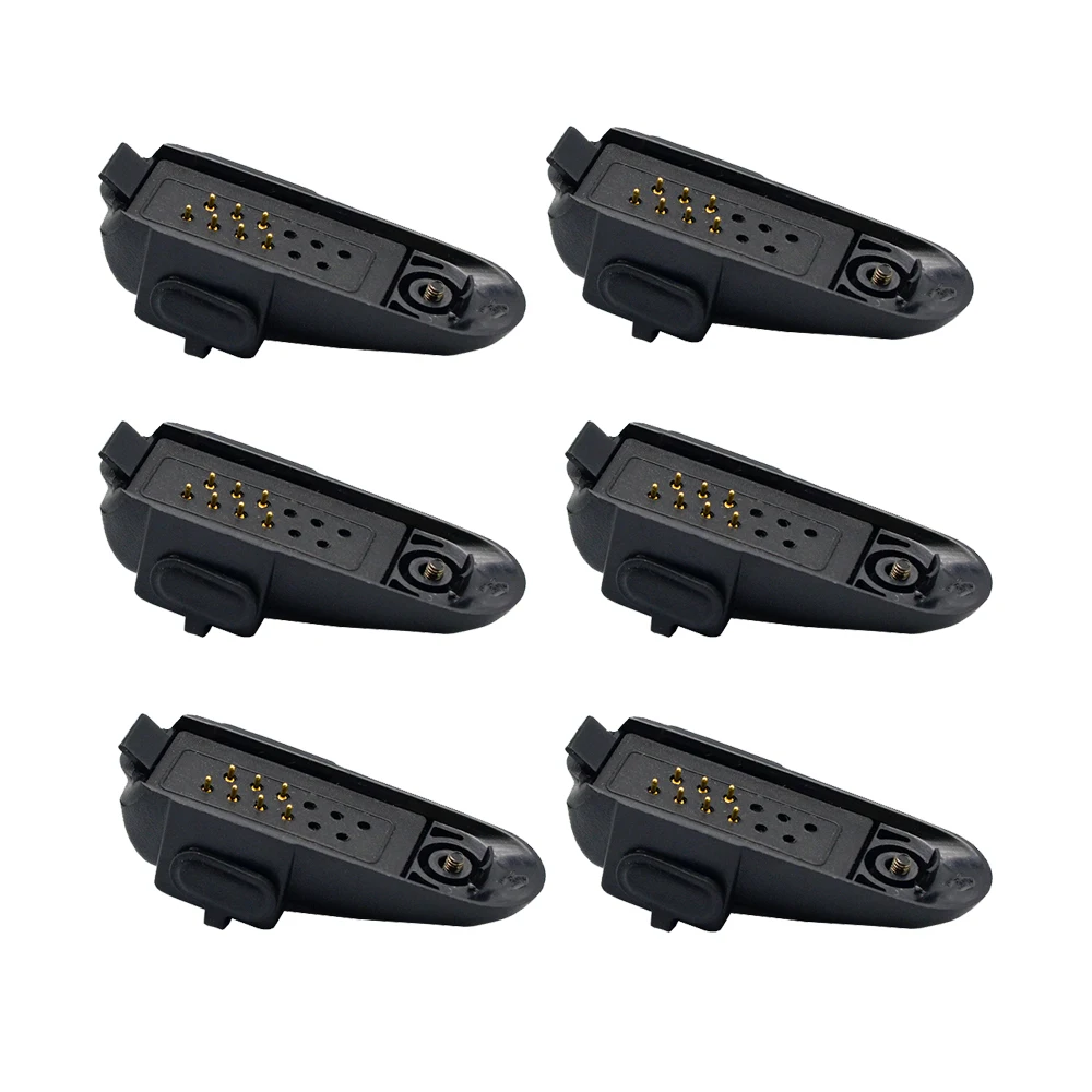 6pcs Аксессуары для рации, адаптер-конвертер для Baofeng 9700 A58 UV-9R UV9R Plus, адаптер для M интерфейса, 2Pin, порт для гарнитуры - Цвет: 6pcs