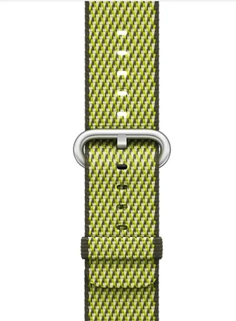New Woven Nylon Strap for Apple Watch Band Replacement Watch Strap for Apple Watch Bands 38mm And 42mm - Цвет ремешка: Green