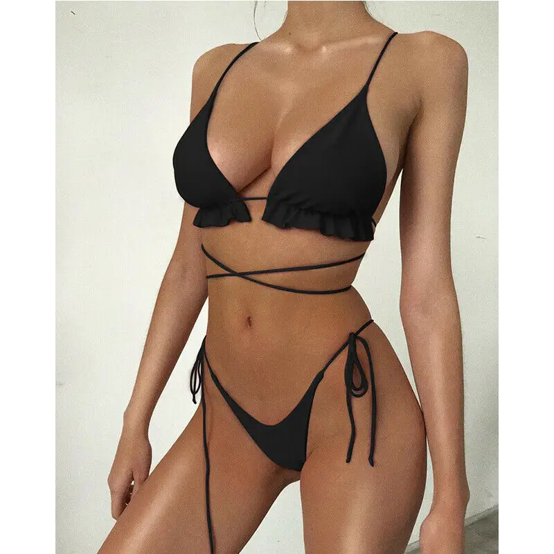 New Women Ladies Padded Push-up Bikini Bra Set Swimsuit Bathing Suit Bandage Swimwear Beachwear | Женская одежда