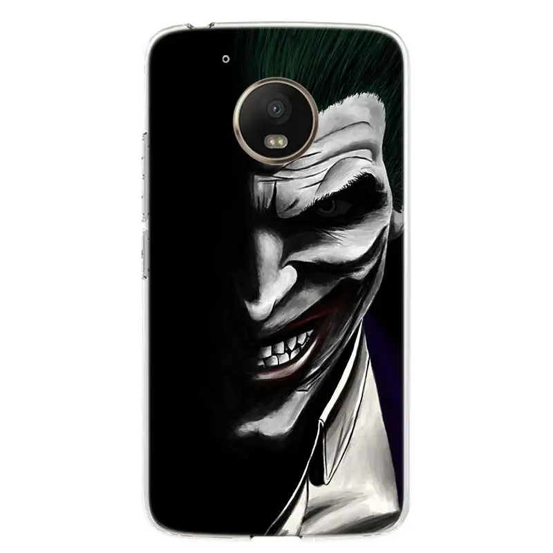 TW149-6 Чехол для телефона Joker Dark Black Knight для Motorola Moto G7 G6 G5S G5 E4 Plus G4 E5 Play power EU Подарочный чехол с рисунком - Цвет: TW149-6