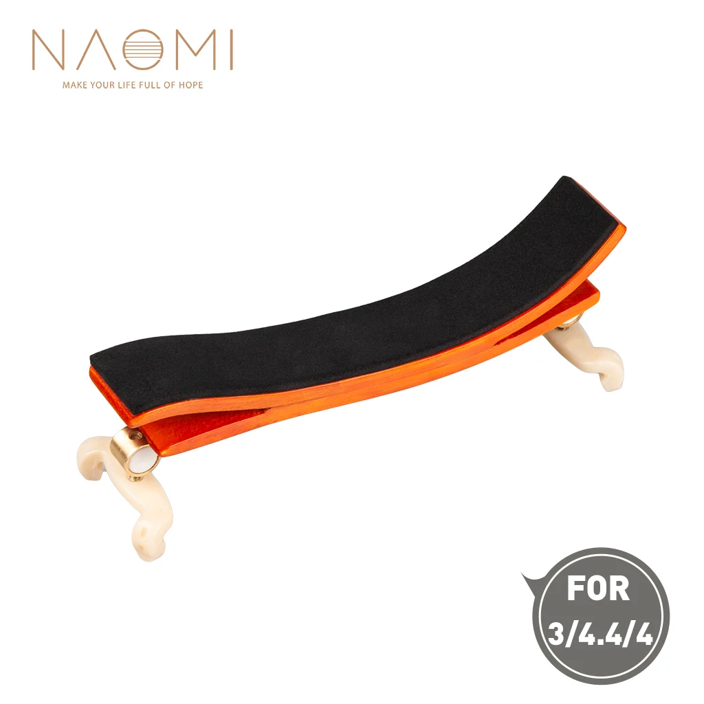 Naomi Advanced немецкий стиль скрипка плечевой упор Регулируемый Деревянный плечевой упор для 3/4 4/4 скрипки