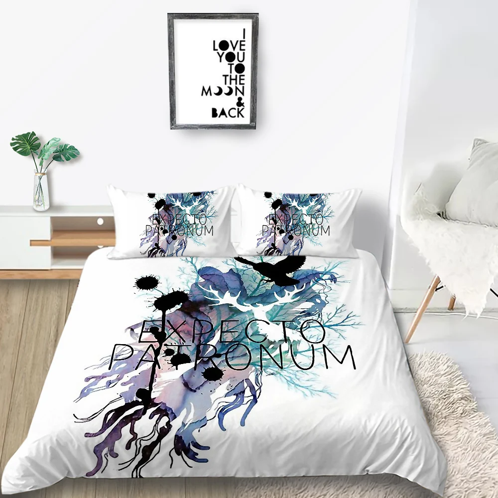 Thumbedding Watercolor Painted Bedding Set Artistic Hot Sale Duvet