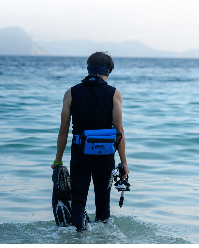Waterproof Swimming Bag, Ski Drift Shoulder Waist Pack, Beach Holiday, Dry and Wet Separation