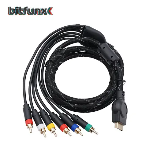 Bitfunx PS2/PS3 Component Cable 1.8m Premium High Resolution Game Cable Accessories For Sony PlayStation 2/3 - Image 6