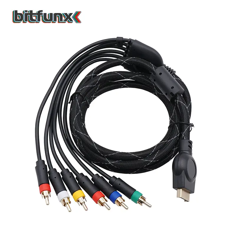 Bitfunx PS2/PS3 Component Cable 1.8m Premium High Resolution Game Cable Accessories For Sony PlayStation 2/3 - Image 6