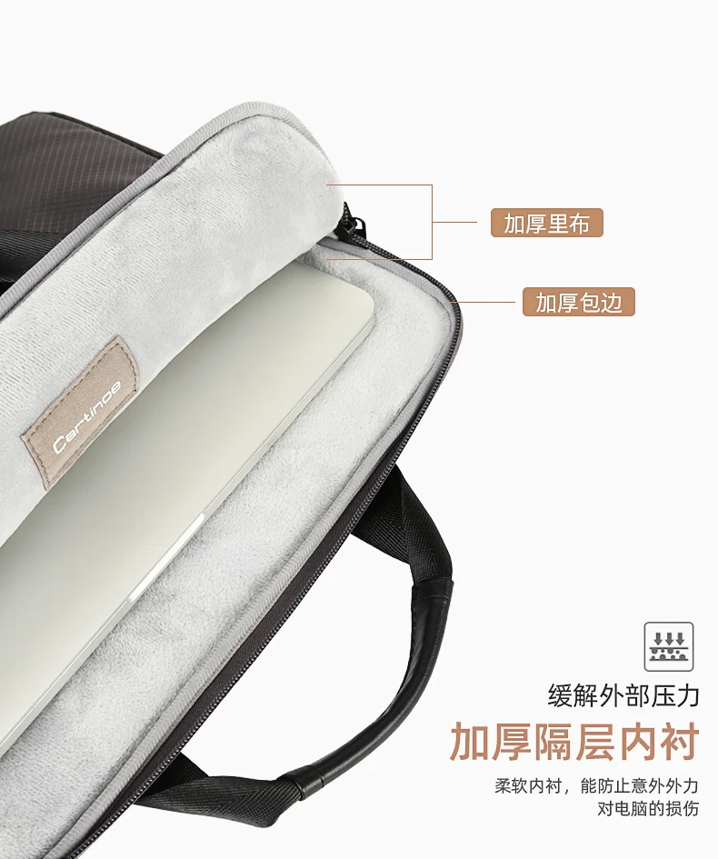 Women's One Shoulder Messenger 13 inch Business Notebook Backpack 15.6 inch portable tablet computer bag female