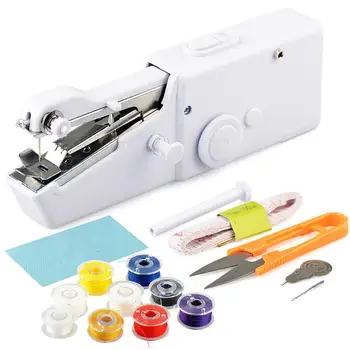 

Hand-held Portable Electric Sewing Machine Battery Multi-function mini Electric Small Sewing Wig Sewing Machine