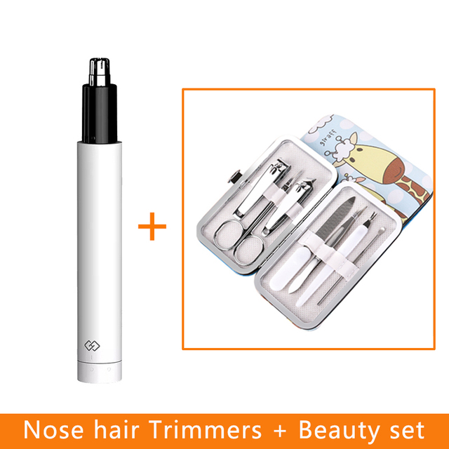 Xiaomi Youpin HN1 Electric Nose hair Trimmers for men Portable Nose and ear trimmer Hair Shaver Clipper Safety Removal Cleaner