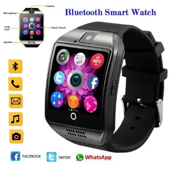 

Smart Watch With Camera Q18 Bluetooth Smartwatch SIM Card Slot Fitness Activity Tracker Sport Watch For Android