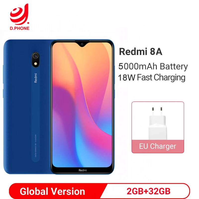  Global Version Xiaomi Redmi 8A 8 A 2GB 32GB 6.22